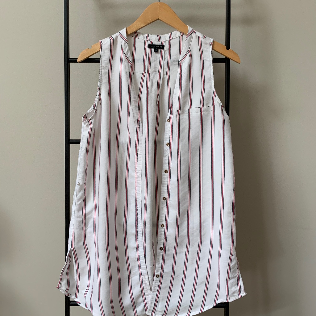 Dynamite Striped Button-Down